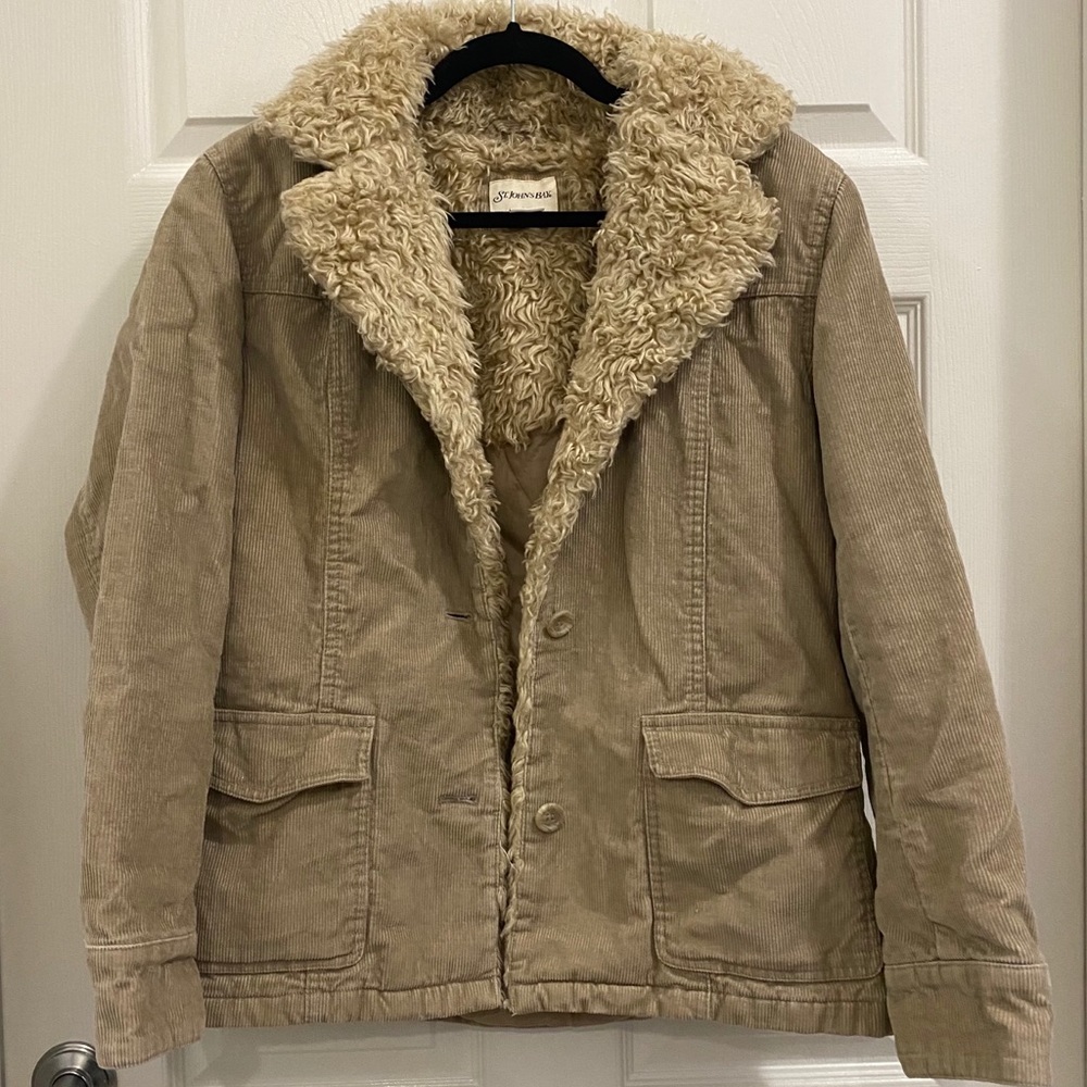 Y2k 2000s shearling jacket
